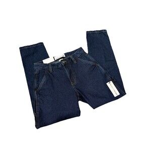 y2k Paper Denim & Cloth Men's Cargo Jeans Relaxed Tapered Fit Denim NWT 28x30